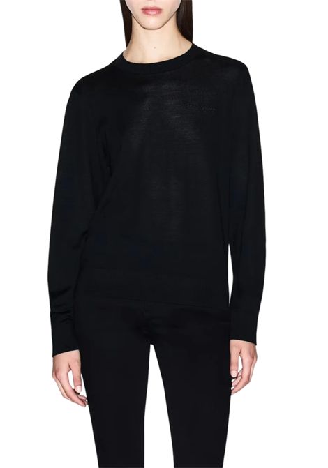  Jersey with tone-on-tone logo embroidery ARMANI EXCHANGE | sweaters | XW001439 AF11896UC001